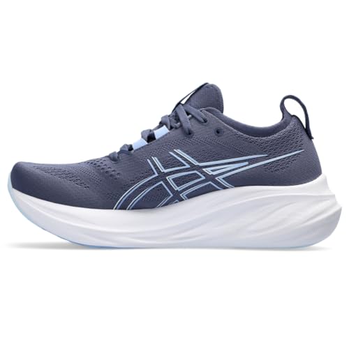 ASICS Women's Gel-Nimbus 26 Running Shoe, 8, Thunder Blue/Sapphire