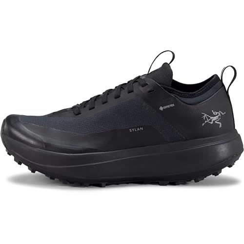 Arc'teryx Sylan GTX Shoe Women's | Gore-Tex Mountain Running Shoe Built for Speed | Black/Black, 8.5