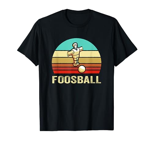 Vintage Retro Style Sunset Foosball T-Shirt