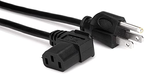 DIGITMON 3 FT 3 Prong Right Angled AC Power Cord Cable Plug for Planar PL1900 Monitor