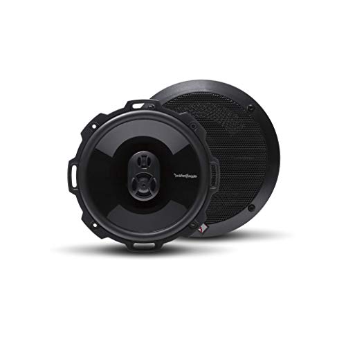 Rockford Fosgate P1675 Punch 6.75' 3-Way Coaxial Full-Range Speakers - Black (Pair)