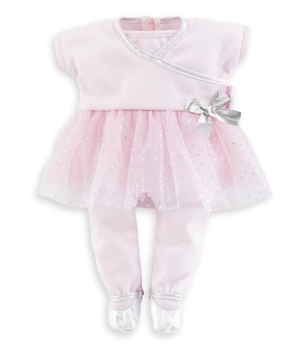 Corolle Sport Dance Baby Doll Outfit Set - Premium Mon Premier Poupon Baby Doll Clothes and Accessories fit 12' Dolls, Pink,9000110720