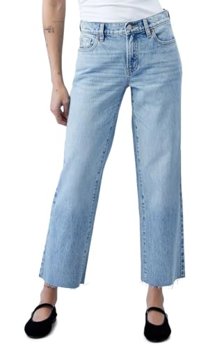 PacSun Women's Eco Stretch Medium Blue '90s Straight Leg Jeans Size 28