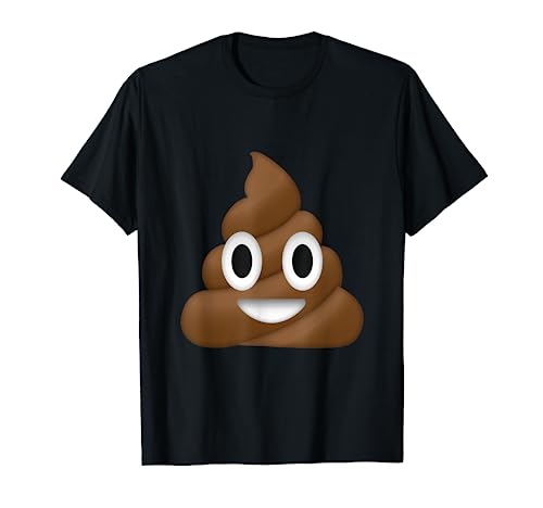 Poop Pile Smiling Happy Poop Pile Swirl of Poop Cute Funny T-Shirt