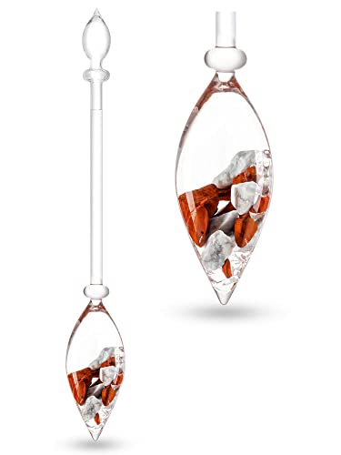 VitaJuwel Gemstone Vial FITNESS with Red Jasper, Magnesite & Clear Quartz