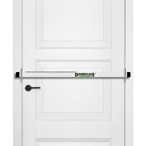 Door Security Bar-by Doorricade-Secure The Entire Width of Your Inward Opening Front Door-Safe Room-with a Proper Door Barricade Lock.