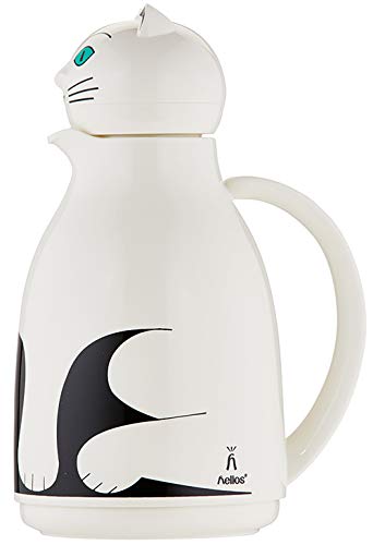 Helios Thermo-Cat Vacuum Jug White 1 Litre, One Size