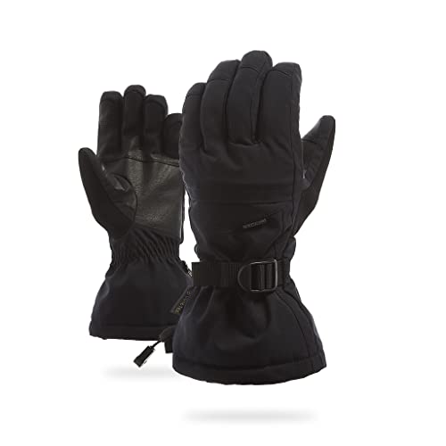 Spyder Women's Synthesis Gore-Tex Ski Glove, Black Black, Large