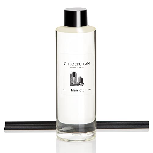 Chloefu LAN Marriott Hotel Scented Oil Reed Diffuser Refill 7.05 oz Natural Essential Scented Oil - Best for Aromatherapy, SPA and Home, 0% Alcohol, Unique Blend to Promote Sleep & Relieve Stress
