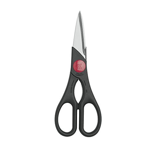 ZWILLING Twin Kitchen Shears, Multi-Purpose, Bottle Opener, Dishwasher Safe, Heavy Duty, Forged Stainless Steel Blades, Black , 7.9-inch