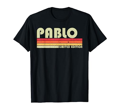 PABLO Gift Name Personalized Funny Retro Vintage Birthday T-Shirt