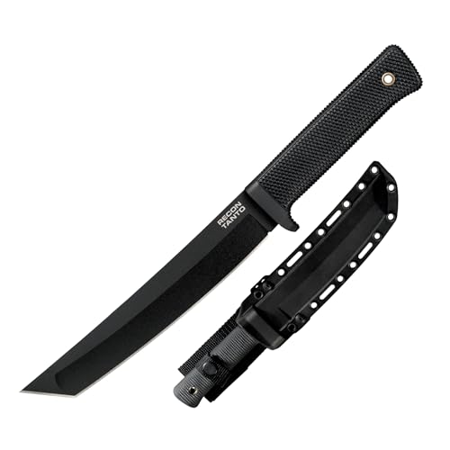 COLD STEEL Recon Tanto 7' SK-5 Razor-Sharp Blade 4.75' Kray-Ex Handle Military Tactical Fixed Blade Knife w/Secure-Ex Sheath