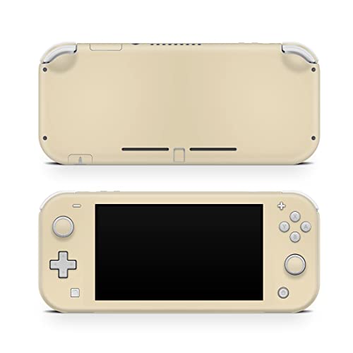 TACKY DESIGN Solid Color Brown, Cream and Beige Skin Compatible with Nintendo Switch lite Skin, Compatible with Switch lite Cover Vinyl 3m Decal Cute Full wrap Sticker (Brown Sand)