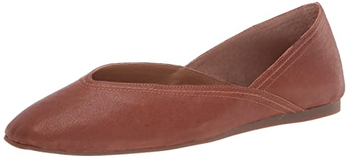 Lucky Brand Women's Alba Ballet Flat, Umber, 7