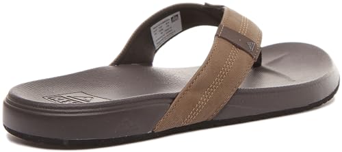 Reef mens Cushion Phantom Flip Flop, Brown/Tan, 12 US