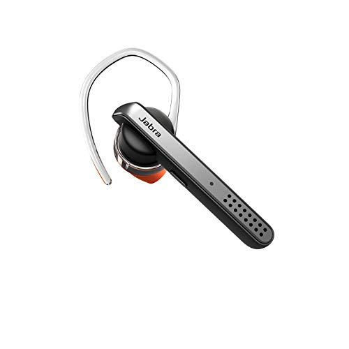 Jabra Talk 45 Bluetooth Headset for High Definition Hands-Free Calls with Dual Mic Noise Cancellation, 1-Touch Voice Activation and Streaming Multimedia