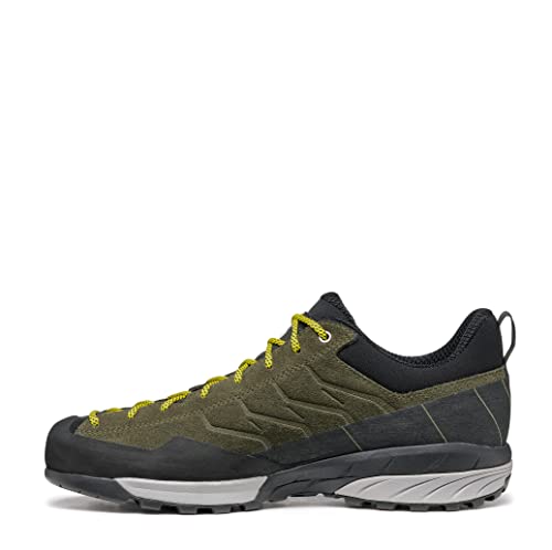 SCARPA Men's Mescalito Approach Shoes for Hiking - Thyme Green/Forest - 10-10.5 Women/9-9.5 Men