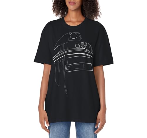 Star Wars R2-D2 Minimalist Style R2-D2 Portrait Adult Oversized Vintage T-Shirt