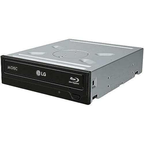LG Electronics WH14NS40 14X Blu-ray/DVD/CD Multi compatible Internal SATA Rewriter Drive, BDXL, M-DISC Support, Black