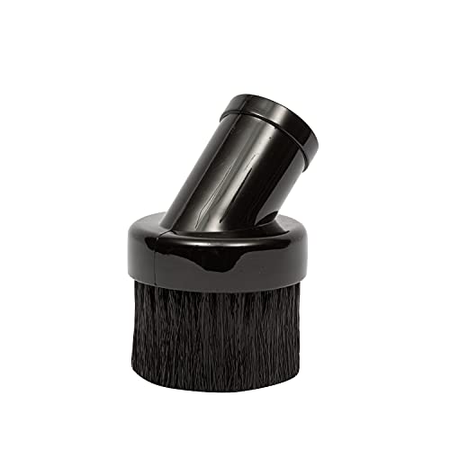 Shop-Vac 9061500 Round Brush Nozzle, Plastic Construction, Black in Color, 1-1/4 Inch Diameter Sleeve, (1-Pack)