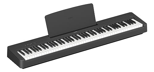 Yamaha 88-Key Weighted Action Key Digital Piano with Power Supply and Sustain Foot Switch (P143B)