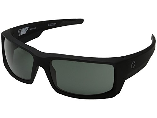 Spy Optic General Sunglasses Matte Black with Grey Green Lens