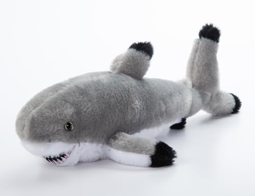 The Petting Zoo Blacktip Shark Stuffed Animal Plushie, Gifts for Kids, Wild Onez Ocean Animals, Shark Plush Toy 16 inches