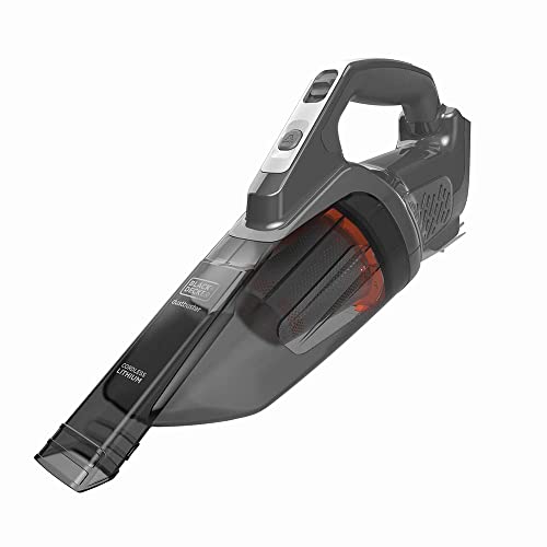 BLACK+DECKER 20V MAX POWERCONNECT Handheld Vacuum, Cordless, Battery Not Included, Bare Tool Only (BCHV001B), Gray