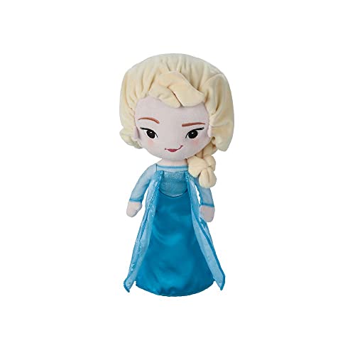 Disney Elsa Plush Doll, Frozen, Princess, Official DisneyStore, Adorable Soft Toy Plushies and Gifts, Perfect Present for Kids, Medium 14 Inches, All Ages