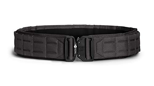 Tacticon Battle Belt | Padded Tactical Nylon Belts | Disabled Combat Veteran Owned Company | Heavy Duty Belt Quick Release Metal Buckle