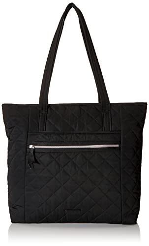Vera Bradley Women's Performance Twill Tote Bag, Classic Black, One Size