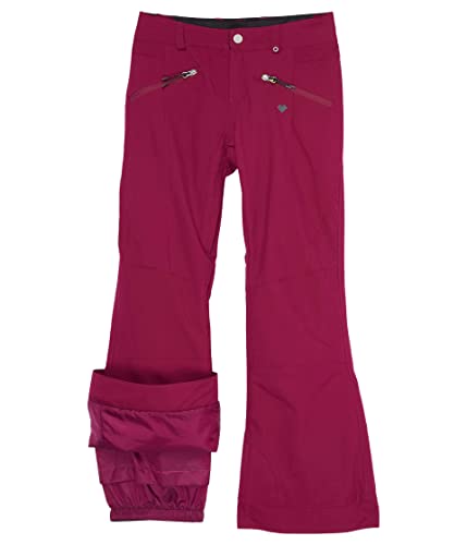 Obermeyer Kids Jessi Pants for Little Kids and Big Kids - Double Layer Reinforcement and Belt Loop Waist, Cute and Comfortable Pants Feel The Beet MD (10-12 Big Kid) One Size