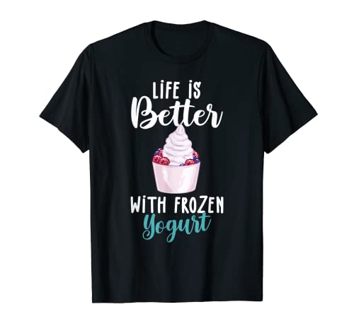 Frozen Yogurt Froyo Ice Cream Makers Machine Recipe T-Shirt