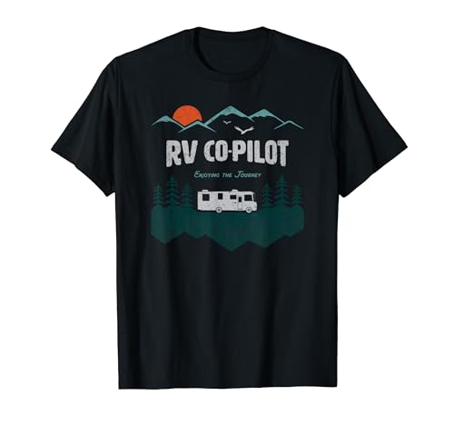 RV Co-Pilot Camping Shirt Motorhome Travel Vacation Gift