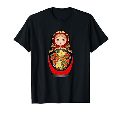 Beautiful Matryoshka Russian Nesting Doll T-Shirt