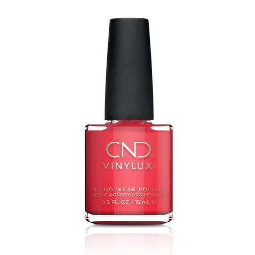 CND Vinylux Longwear Red Nail Polish, Gel-like Shine & Chip Resistant Color, 0.5 Fl Oz