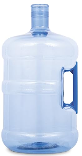 Brio B.P.A. Free 5 Gallon Plastic Crown Cap Reusable Water Bottle Container