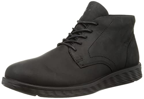 ECCO Men's S Lite Hybrid Gore-TEX Waterproof Chukka Boot, Black, 11-11.5