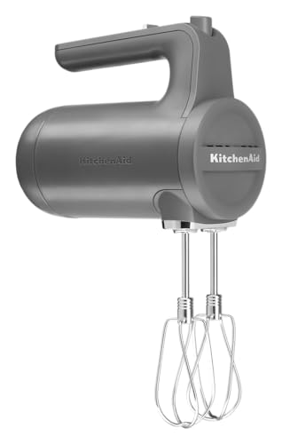KitchenAid Cordless 7 Speed Hand Mixer - KHMB732, Charcoal Grey