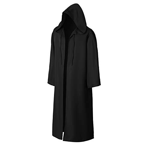 EONPOW Wizard Tunic Hooded Robe Halloween Cloak Cosplay Costumes