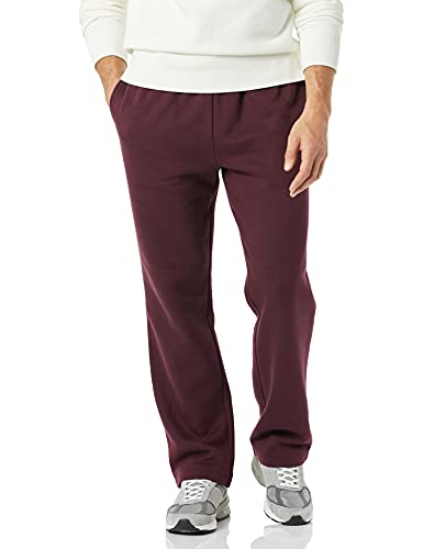 Amazon Essentials Men's Fleece Sweatpant (Available in Big & Tall), Burgundy, X-Large