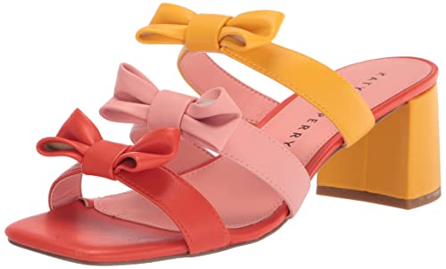 Katy Perry Women's The Tooliped Bow Dress Sandal, Mango/Pink/Orange, 8.5