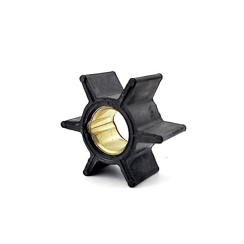 WINGOGO 47-89980 Water Pump Impeller for Vintage Mercury Mariner MerCruiser Outboard 3.5 3.6 4 4.5 7.5 9.8 HP wz 0.438 OD Shaft Boat Motor Engine Parts Replace Sierra 18-3054 47-68988