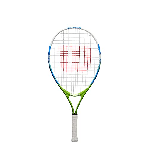 WILSON US Open Junior/Youth Recreational Tennis Rackets, Alloy steel, Blue/Green/White