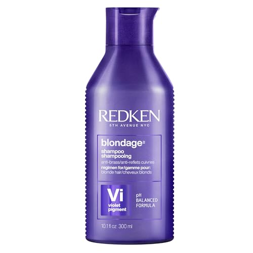 Redken Purple Shampoo with Violet Pigment, Blonde Hair Toner, Color Depositing Formula, 10.1 fl.oz.