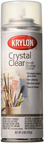 Krylon K01303A07 Crystal Clear Acrylic Coating Aerosol Spray, 6 Ounce, Gloss Small Can, 6 Ounce (Pack of 1)