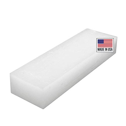 Blended Waxes, Inc. Paraffin Wax Block - Household Paraffin Wax for Canning, Candle Making, Waterproofing, Metal Preservation, and a Variety of Other Applications (1lb. Block - 1 Block)