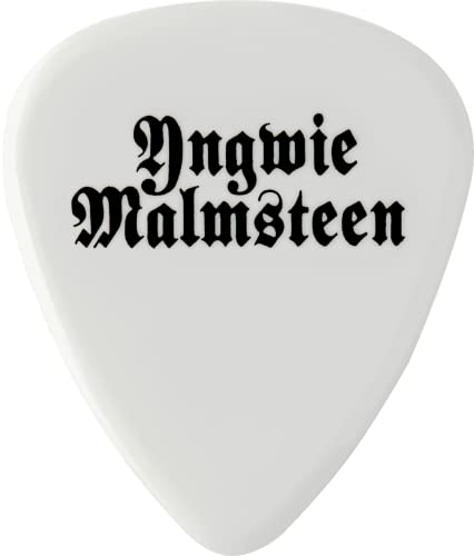 JIM DUNLOP Yngwie Malmsteen 1.5mm Custom Delrin Guitar Picks, 24 Pack (YJMR01WH)