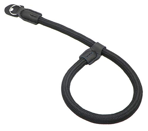 HITHUT Quick Release Camera Hand Strap Wrist Strap for SLR DSLR Digital Mirrorless Cameras Adjustable Climbing Rope Black