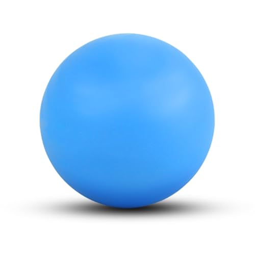 WOVTE Massage Lacrosse Ball for Sore Muscles, Shoulders, Neck, Back, Foot, Body, Deep Tissue, Trigger Point, Muscle Knots, Yoga and Myofascial Release (Blue)